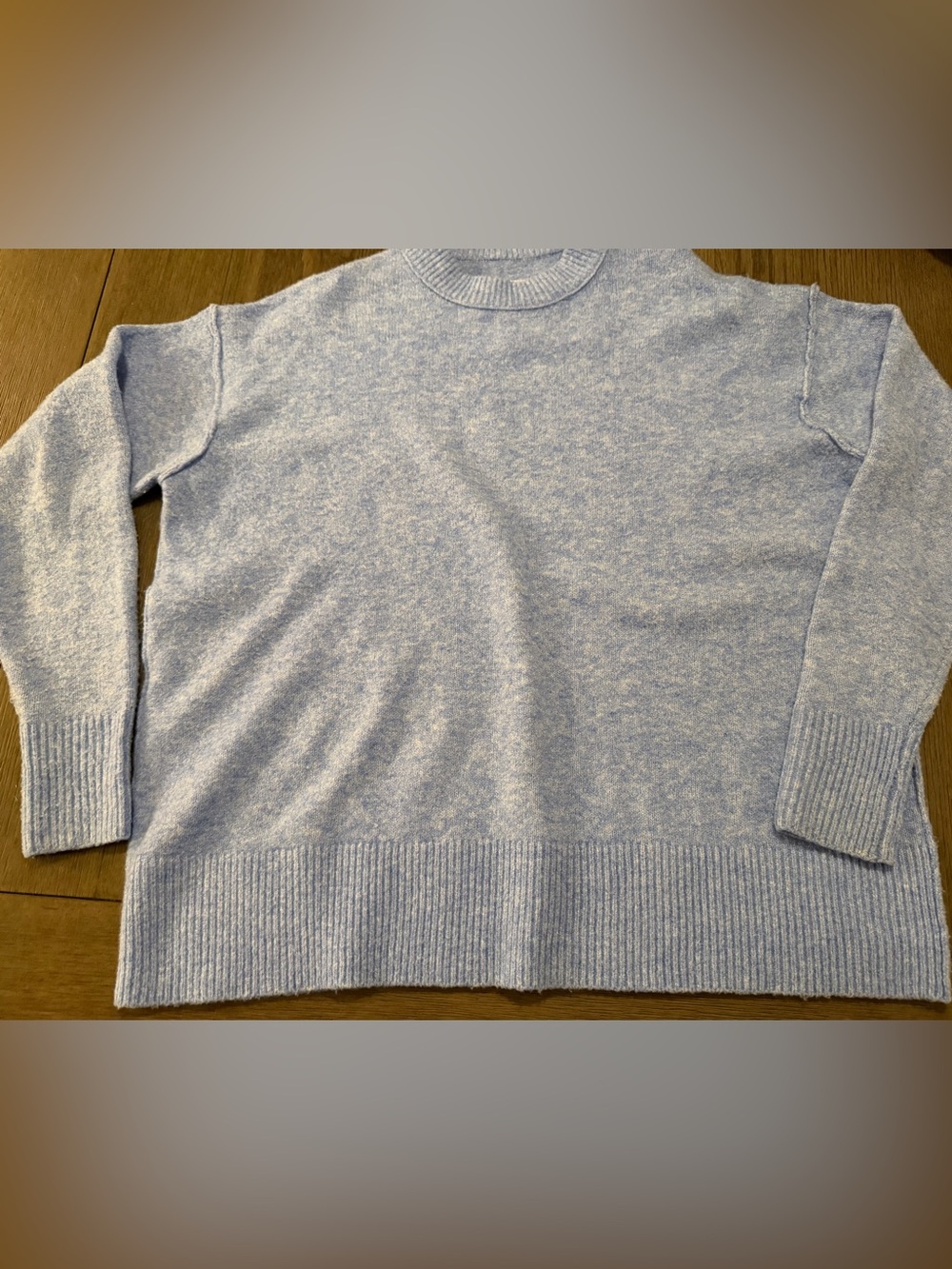 Aerie Softest Luxe Crew Sweater Women's XXS blue very soft